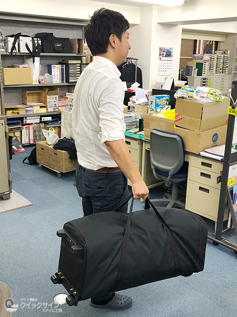らくらくバックパネル使用イメージ