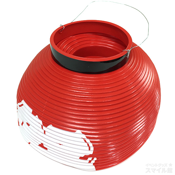 祭提灯八寸丸・赤