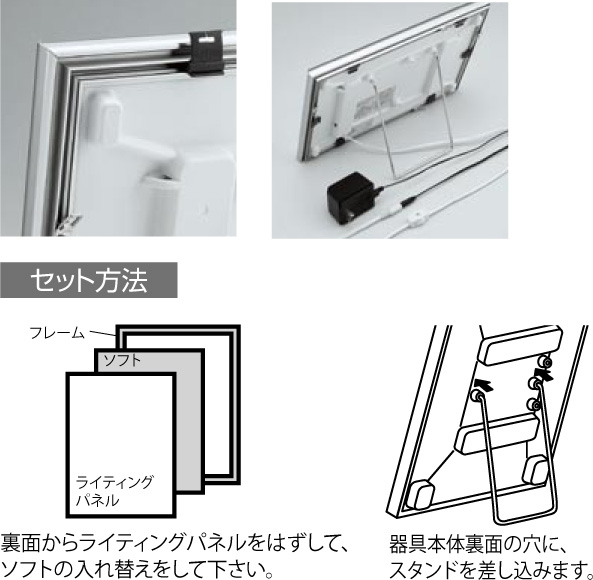 メディアのセット方法