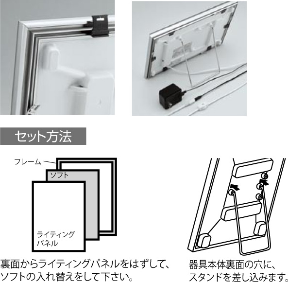 メディアのセット方法