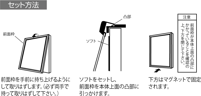 メディアのセット方法