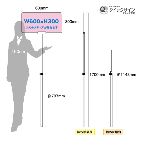 アルミ複合板タイプ【W600×H300mm】