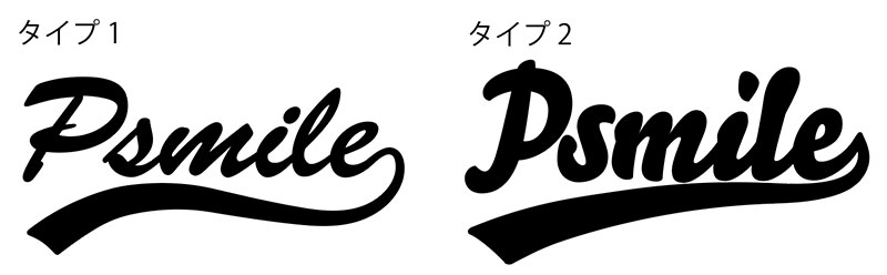 野球チーム風のロゴマーク