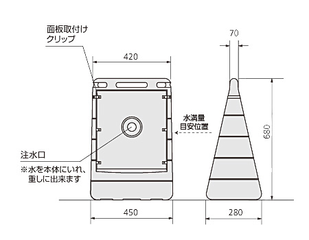 ミニロードポップサイン