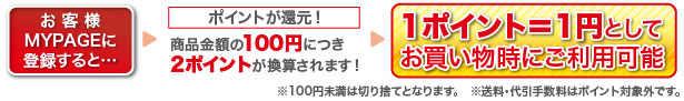 ポイント会員登録制度